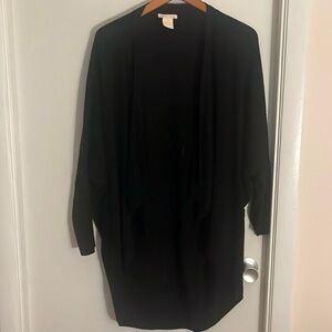 Sweet Romeo Black cardigan with pockets